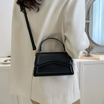 Fashion PU Leather Sling Bag - Trendy Crossbody Handbag