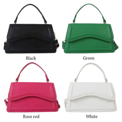 Fashion PU Leather Sling Bag - Trendy Crossbody Handbag