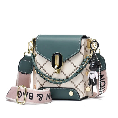 Mini Studded Crossbody Bag with Chain