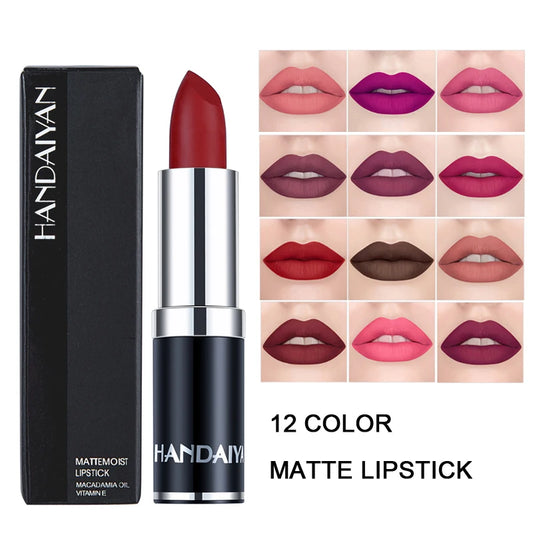 Velvet Matte Lipstick - 12 Colors