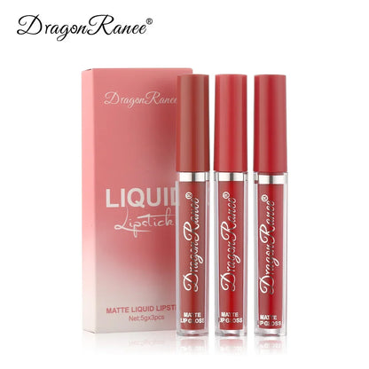 Korean Matte Lipstick Set Waterproof Long-Lasting Makeup