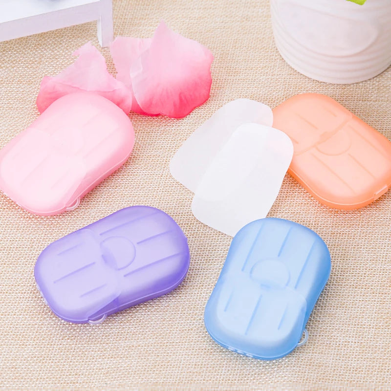 Disposable Mini Soap Paper Travel Case