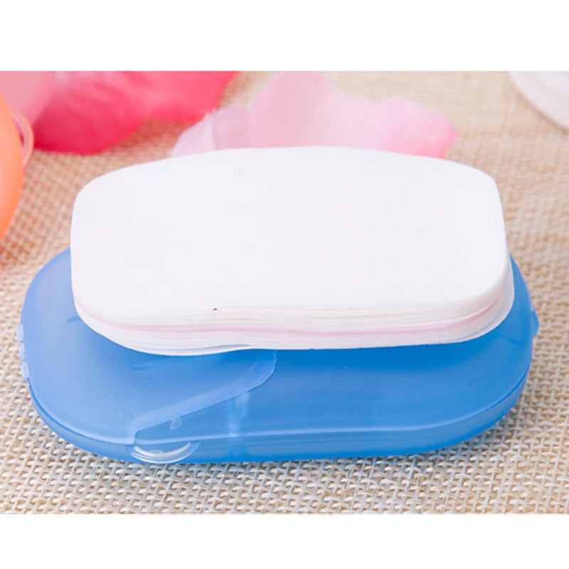 Disposable Mini Soap Paper Travel Case