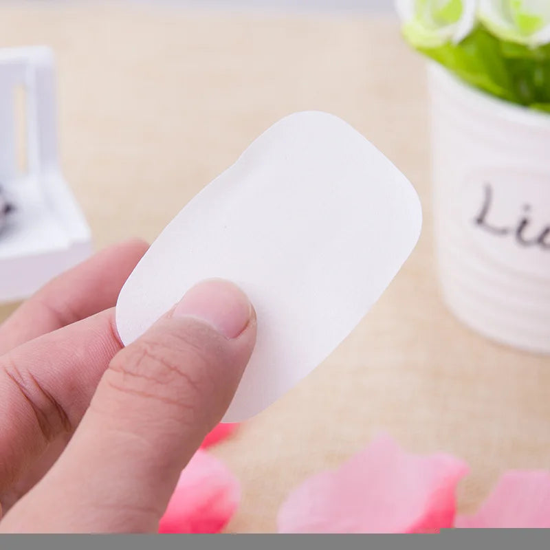 Disposable Mini Soap Paper Travel Case