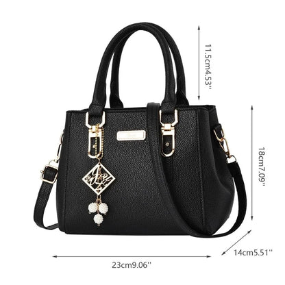 Large Capacity Leather Shoulder Bag for Women