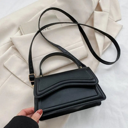 Fashion PU Leather Sling Bag - Trendy Crossbody Handbag