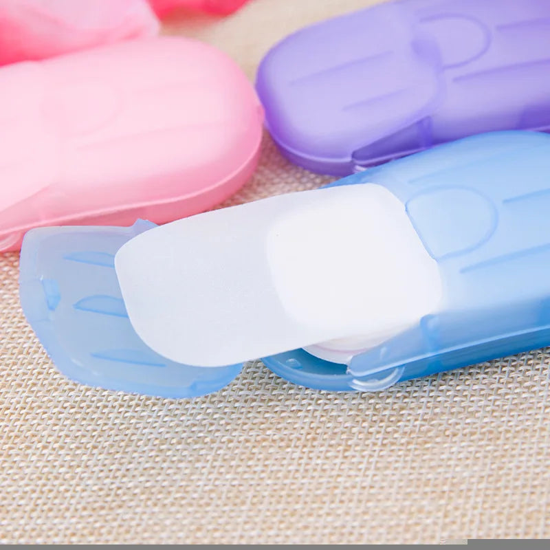 Disposable Mini Soap Paper Travel Case