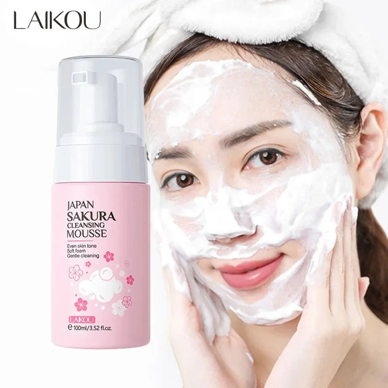 LAIKOU Cherry Blossom Facial Cleanser 100ml