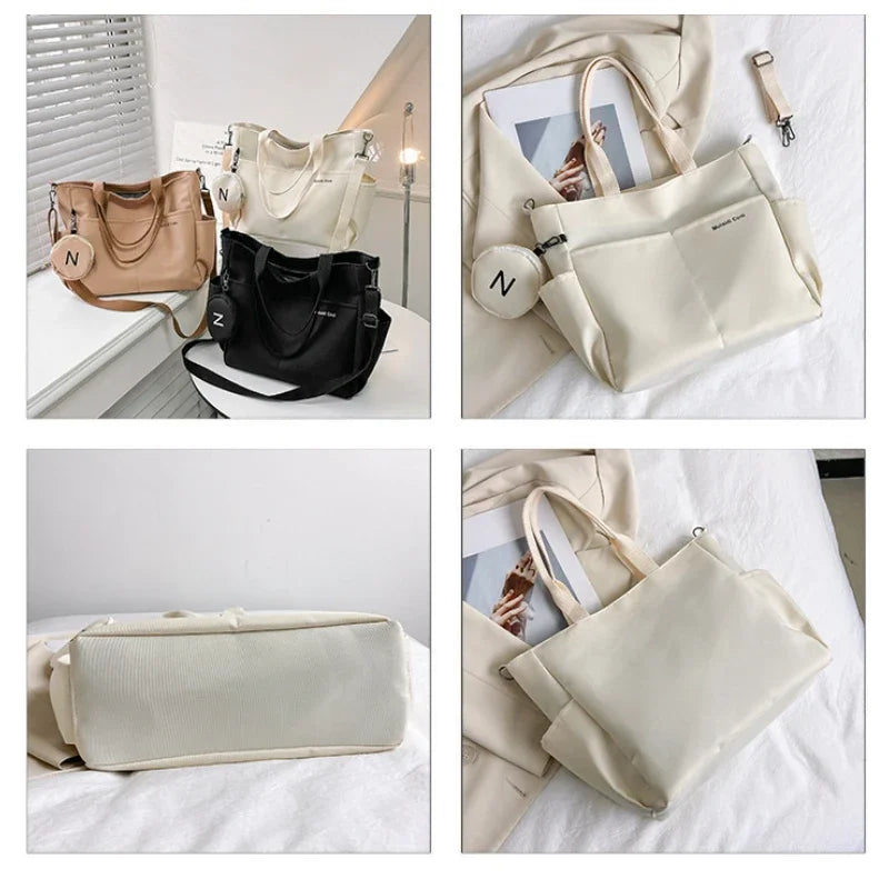 Women’s Canvas Crossbody Tote Bag